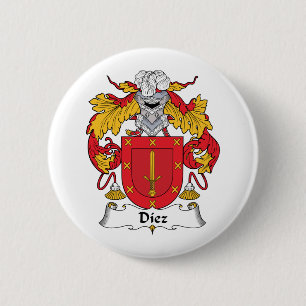 Badge Rond 5 Cm Crête de famille de Diez