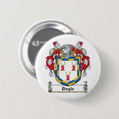 Badge Rond 5 Cm Crête de famille de Doyle (Devant & derrière)