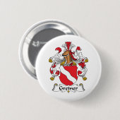 Badge Rond 5 Cm Crête de famille de Greiner (Devant & derrière)