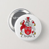 Badge Rond 5 Cm Crête de famille de Hamilton (Devant & derrière)