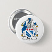 Badge Rond 5 Cm Crête de famille de Petrie (Devant & derrière)