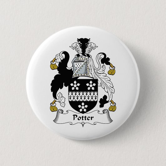 Badge Rond 5 Cm Crête de famille de potier (Devant)