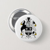 Badge Rond 5 Cm Crête de famille de potier (Devant & derrière)