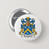 Badge Rond 5 Cm Crête de famille de Rossignol (Devant & derrière)