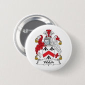 Badge Rond 5 Cm Crête de famille de Walsh (Devant & derrière)