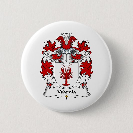 Badge Rond 5 Cm Crête de famille de Warnia (Devant)