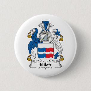 Badge Rond 5 Cm Crête de famille d'Elliott