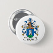 Badge Rond 5 Cm Crête de famille d'hamburger (Devant & derrière)