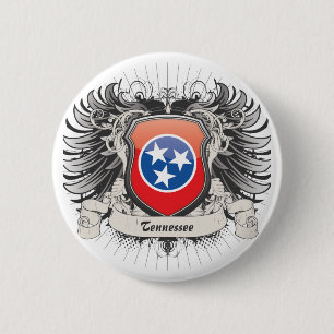 Badge Rond 5 Cm Crête du Tennessee