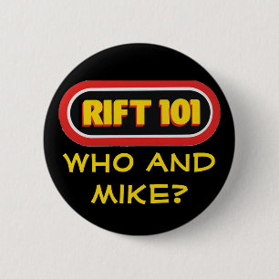 Badge Rond 5 Cm CREVASSE 101 - Qui et Mike ?