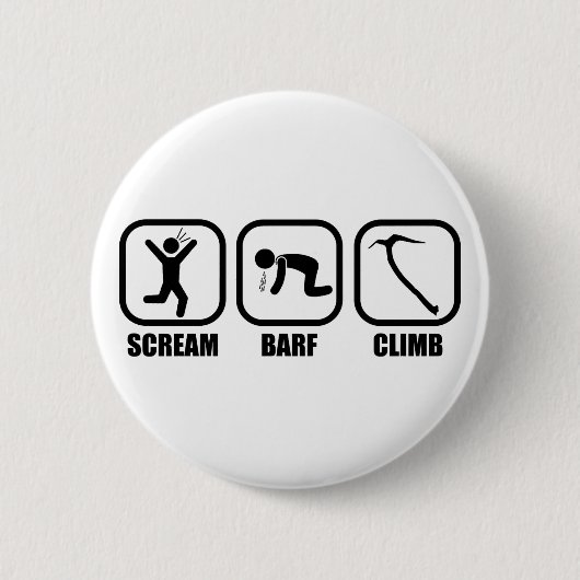Badge Rond 5 Cm Cri Barf Climb (Devant)