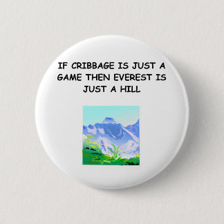 BADGE ROND 5 CM CRIBBAGE