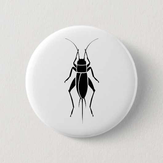 Badge Rond 5 Cm Cricket (Devant)