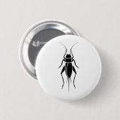 Badge Rond 5 Cm Cricket (Devant & derrière)