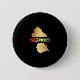 Badge Rond 5 Cm Cricket des Caraïbes Guyana Warriors Cricket guyan