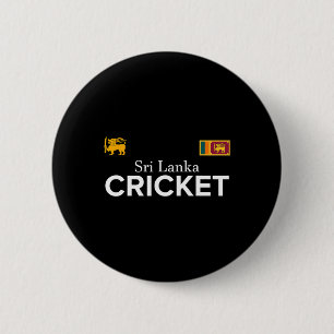 Badge Rond 5 Cm Cricket Sri Lanka Meilleurs Fans Cadeau Pour Garço
