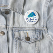 Badge Rond 5 Cm Criez pour les agents de probation (En situation)