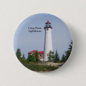 Badge Rond 5 Cm Crisp Point Lighthouse button (Devant)