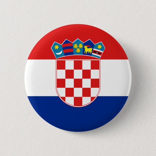 Badge Rond 5 Cm croatie (Devant)