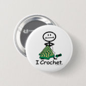 Badge Rond 5 Cm Crochet (Devant & derrière)
