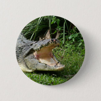 Badge Rond 5 Cm Crocodile