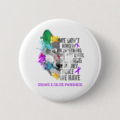 Badge Rond 5 Cm Crohn's & Colitis Awareness Ribbon Support Cadeaux (Devant)