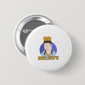 Badge Rond 5 Cm Croire (Devant & derrière)