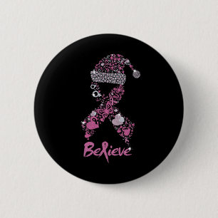 Badge Rond 5 Cm croire bigfoot sasquatch père Noël rennes noël