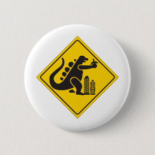 Badge Rond 5 Cm Croisement de monstre