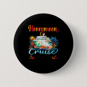 Badge Rond 5 Cm Croisière de lune de miel 2026 Œuvre d'art tout ju