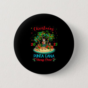 Badge Rond 5 Cm Croisière de Noël à Punta Cana en République domin