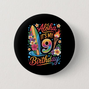 Badge Rond 5 Cm Croisière de vacances tropicales Aloha à Hawaï pou
