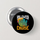 Badge Rond 5 Cm Croisiere d'Halloween (Devant & derrière)