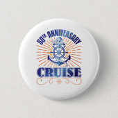 Badge Rond 5 Cm Croisière du 50e anniversaire (Devant)
