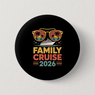 Badge Rond 5 Cm Croisière en famille 2026 Croisière 2