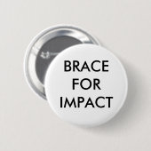 BADGE ROND 5 CM CROISILLON POUR L'IMPACT (Devant & derrière)