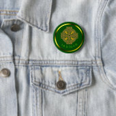 Badge Rond 5 Cm Croix celtique (En situation)