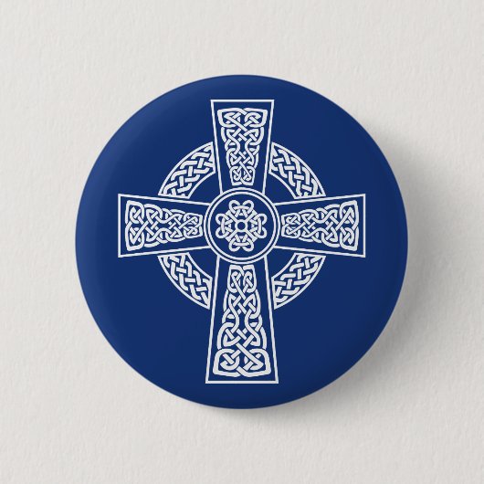 Badge Rond 5 Cm Croix celtique (Devant)