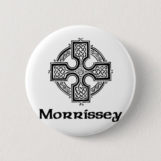 Badge Rond 5 Cm Croix celtique de Morrissey (Devant)