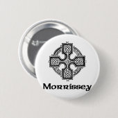 Badge Rond 5 Cm Croix celtique de Morrissey (Devant & derrière)