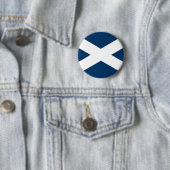 Badge Rond 5 Cm Croix de Saint Andrews (En situation)