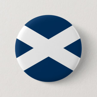 Badge Rond 5 Cm Croix de Saint Andrews