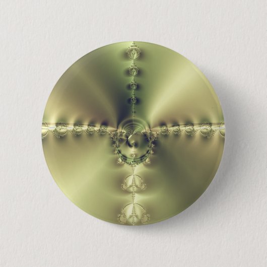Badge Rond 5 Cm Croix dorée (Devant)