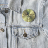 Badge Rond 5 Cm Croix dorée (En situation)