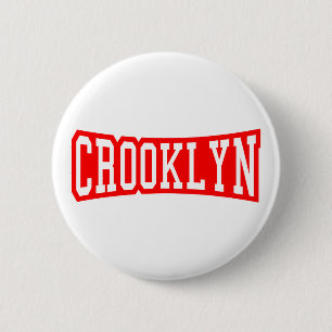 BADGE ROND 5 CM CROOKLYN, NYC