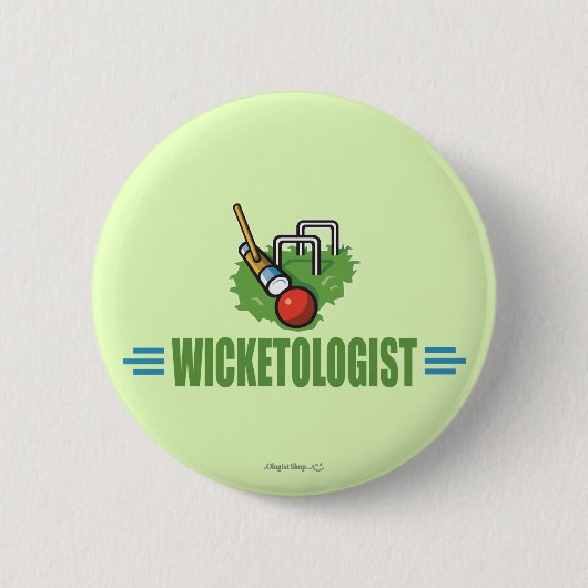 Badge Rond 5 Cm Croquet humoristique (Devant)