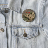 Badge Rond 5 Cm Crotale des prairies R6 (En situation)