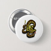 Badge Rond 5 Cm Crotte (Devant & derrière)