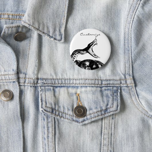 Badge Rond 5 Cm Crotte serrée Thunder_Cove (En situation)