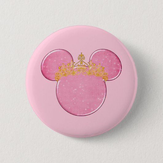 Badge Rond 5 Cm Crown Button (Devant)